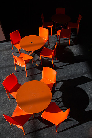 Black and Orange